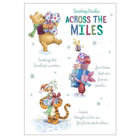Winnie The Pooh Across The Miles Christmas Card £2.40